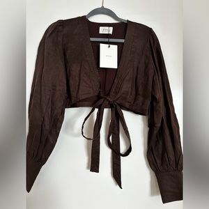 NWT DISSH Annie crop top sz.4 US